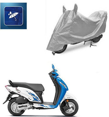 Atulit enterprises Two Wheeler Cover for Honda(Activa i, Silver)