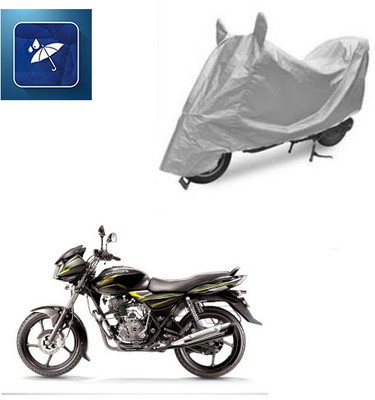 Atulit enterprises Two Wheeler Cover for Bajaj(Discover 100 DTS-i, Silver)