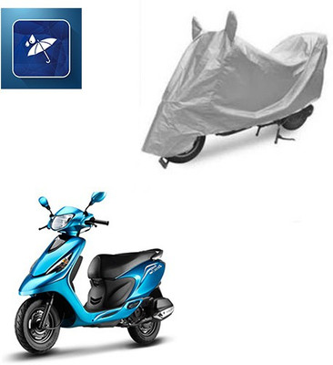 Atulit enterprises Two Wheeler Cover for TVS(Zest, Silver)