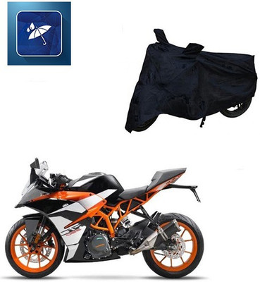 Mdstar Waterproof Two Wheeler Cover for KTM(RD 350, Black)