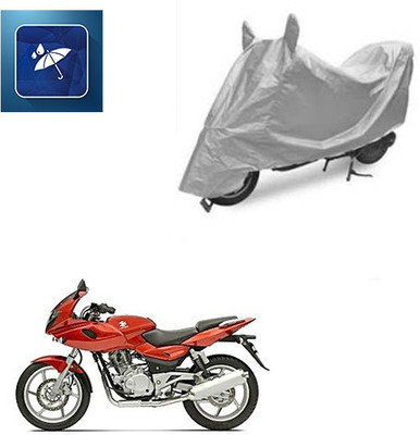 Atulit enterprises Two Wheeler Cover for Bajaj(Pulsar 220 DTS-i, Silver)