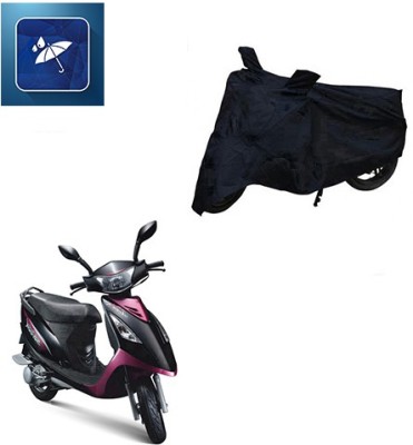 Atulit enterprises Two Wheeler Cover for TVS(Scooty Streak, Black)