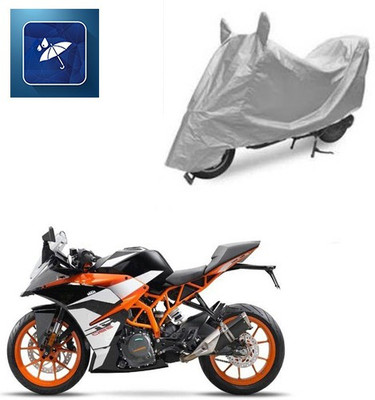 Atulit enterprises Two Wheeler Cover for KTM(RD 350, Silver)