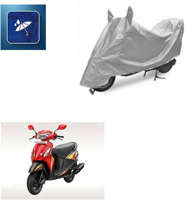 Atulit enterprises Two Wheeler Cover for Hero(Pleasure, Silver)