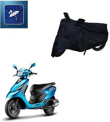 Mdstar Waterproof Two Wheeler Cover for TVS(Zest, Black)