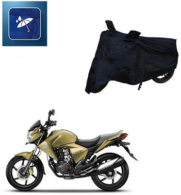 Atulit enterprises Two Wheeler Cover for Honda(Unicorn Dazzler, Black)