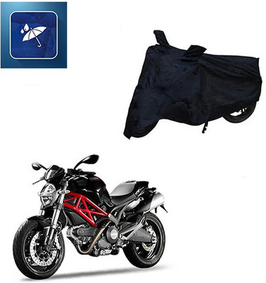 Atulit enterprises Two Wheeler Cover for Ducati(Monster 796 S2R, Black)