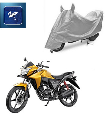 Atulit enterprises Two Wheeler Cover for Honda(CB Twister, Silver)