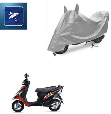 Atulit enterprises Two Wheeler Cover for TVS(Streek, Silver)