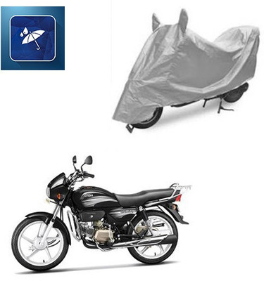 Atulit enterprises Two Wheeler Cover for Hero(Splendor Plus, Silver)