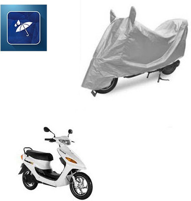 Atulit enterprises Two Wheeler Cover for Indus(Yo Electron, Silver)