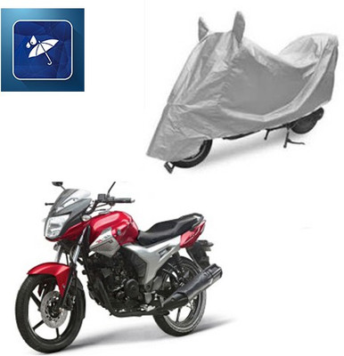 Atulit enterprises Two Wheeler Cover for Yamaha(SZ X, Silver)