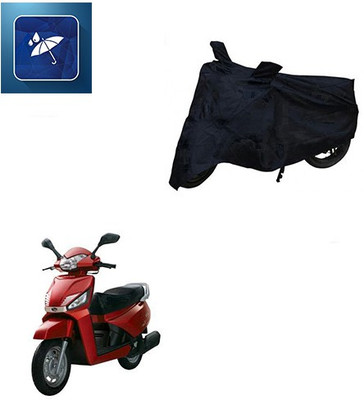 Atulit enterprises Two Wheeler Cover for Mahindra(Gusto, Black)