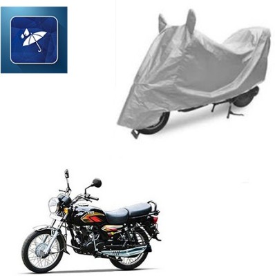 Atulit enterprises Two Wheeler Cover for TVS(Max 4R, Silver)