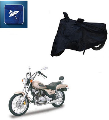 SRENTERPRISES Two Wheeler Cover for Yamaha(Enticer, Black)