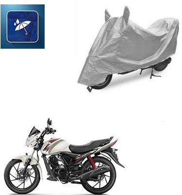 SRENTERPRISES Two Wheeler Cover for Suzuki(Sling Shot Plus, Silver)