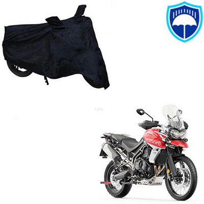 RPSENTTERPR Waterproof Two Wheeler Cover for Triumph(Tiger 800 XCA, Black)