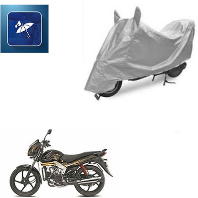 Atulit enterprises Two Wheeler Cover for Mahindra(Centuro, Silver)