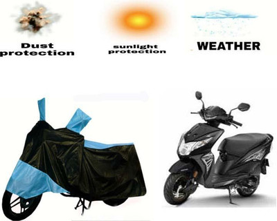PRPaccessories Waterproof Two Wheeler Cover for Honda(Dio, Multicolor)