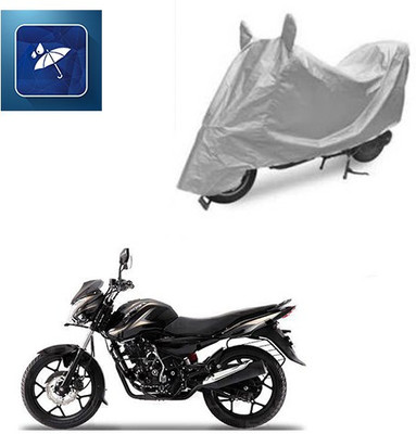 Atulit enterprises Two Wheeler Cover for Bajaj(Discover 150 s, Silver)