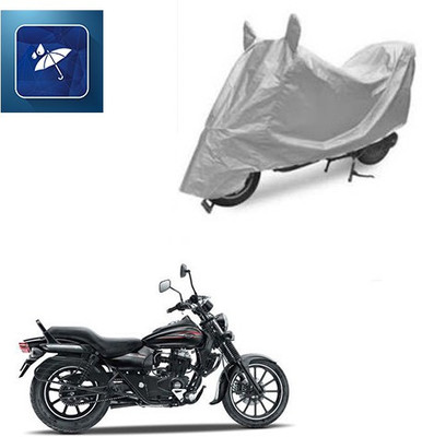 SRENTERPRISES Two Wheeler Cover for Bajaj(Avenger 150 Street, Silver)