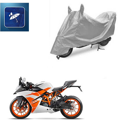 Atulit enterprises Two Wheeler Cover for KTM(Duke 200, Silver)