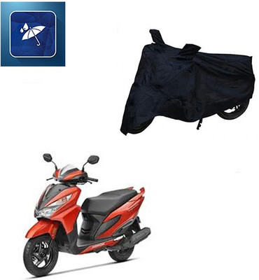 SRENTERPRISES Two Wheeler Cover for Honda(Grazia, Black)
