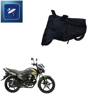 Atulit enterprises Two Wheeler Cover for Yamaha(Saluto, Black)