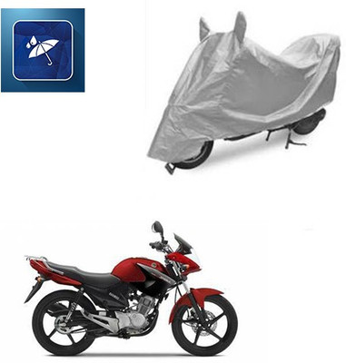 Atulit enterprises Two Wheeler Cover for Yamaha(YBR 125, Silver)