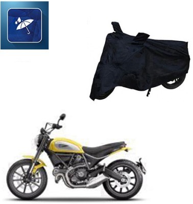 Atulit enterprises Two Wheeler Cover for Ducati(Scrambler, Black)