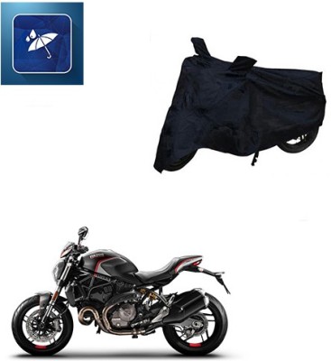 Atulit enterprises Two Wheeler Cover for Ducati(Monster 82, Black)