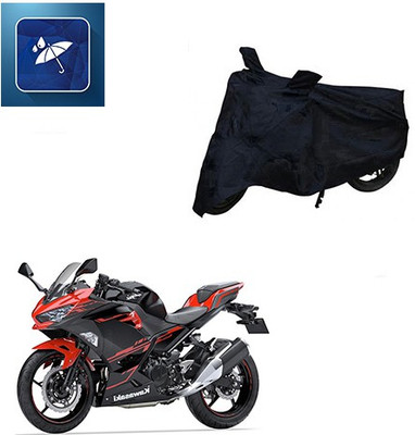 Atulit enterprises Two Wheeler Cover for Kawasaki(Ninja 250, Black)