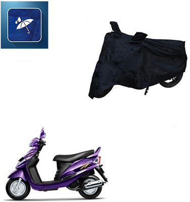 SRENTERPRISES Two Wheeler Cover for Mahindra(Rodeo RZ, Black)