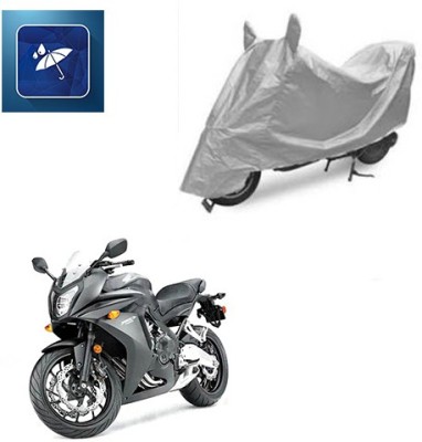 Atulit enterprises Two Wheeler Cover for Honda(CBR 650F, Silver)