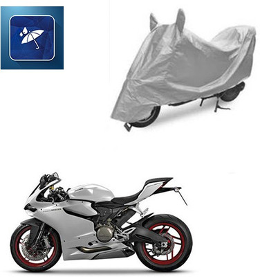 Atulit enterprises Two Wheeler Cover for Ducati(899 Panigale, Silver)