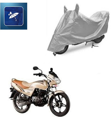 SRENTERPRISES Two Wheeler Cover for LML(Freedom, Silver)