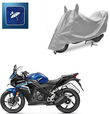 Atulit enterprises Two Wheeler Cover for Honda(CBR 150R, Silver)