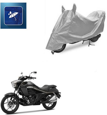 Atulit enterprises Two Wheeler Cover for Suzuki(Intruder, Silver)
