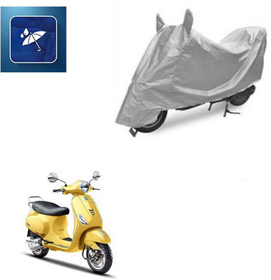 Atulit enterprises Two Wheeler Cover for Piaggio(Vespa SXL, Silver)