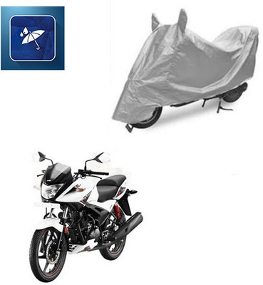 SRENTERPRISES Two Wheeler Cover for Hero(Ignitor, Silver)