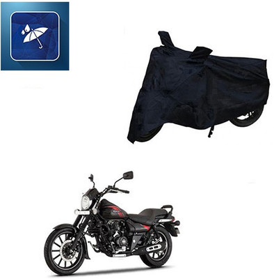 SRENTERPRISES Two Wheeler Cover for Bajaj(Avenger 220 Street, Black)