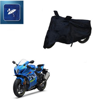 Atulit enterprises Two Wheeler Cover for Suzuki(GSX, Black)