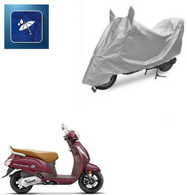 SRENTERPRISES Two Wheeler Cover for Suzuki(Access SE, Silver)
