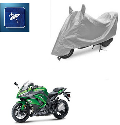 Atulit enterprises Two Wheeler Cover for Kawasaki(Ninja 1000, Silver)