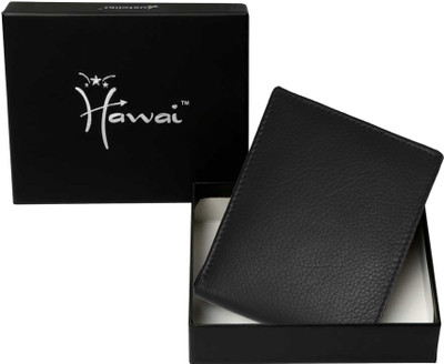 52% OFF on Hawaishop Men Casual, Formal Black Genuine Leather Wallet(5 Card Slots)
