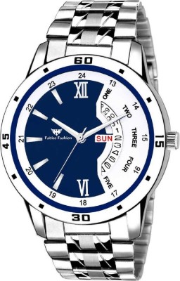 Fadiso Fashion Fadiso 8080-Blue Day & Date Feature Analog Watch  - For Men