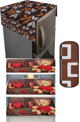 Shobhraj Refrigerator  Cover(Width: 45 cm, Multicolor)
