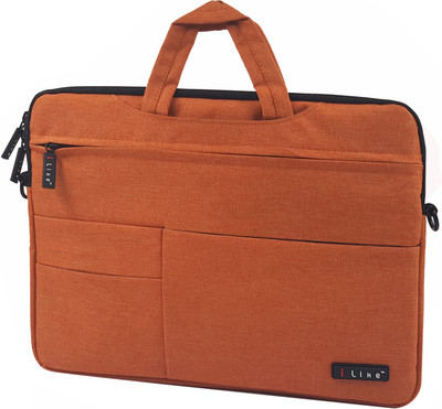 BROLAVIYA iLike Orange 14-15.6 Inch Laptop Sleeve Bag Laptop Bag(Orange)