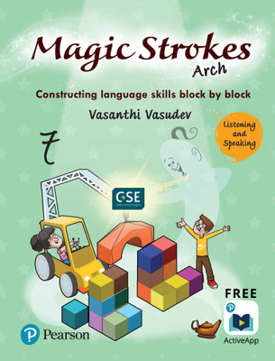 Magic Strokes (Arch): Listening & Speakingfor CBSE, ICSE Class 7: aligned to Global Scale of English(GSE) by Pearson(English, Paperback, Vasanthi Vasudev)