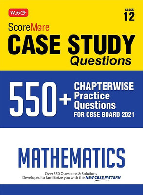 Scoremore Case Study Chapterwise Practice Questions Mathematics Class 12(English, Paperback, unknown)